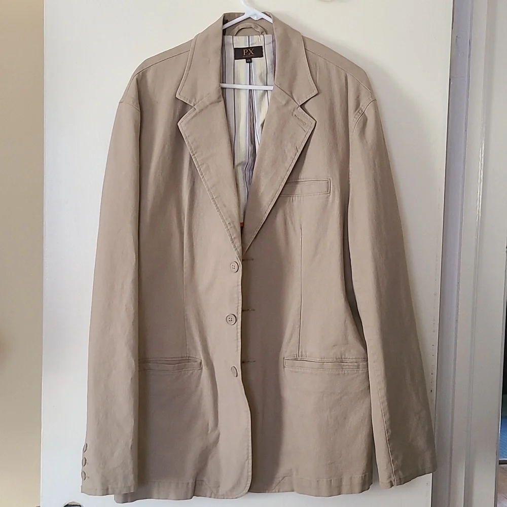 Khaki Blazer Jacket XXL